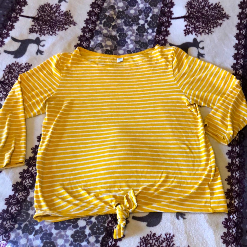 3/4 Sleeve striped top